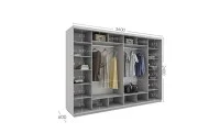 Dulap Personalizat Usi Glisante, 360 x 240 x 60