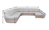 Colțar Extensibil Space XXL Bej - Vega 03 Dreapta