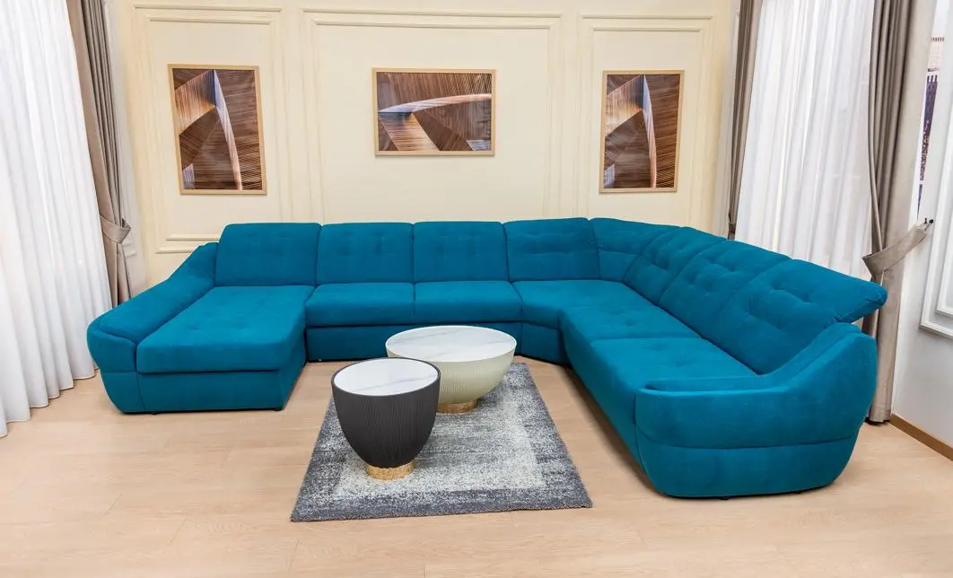 Colțar Extensibil Space XXL Turcoaz - Vega 25 Stânga