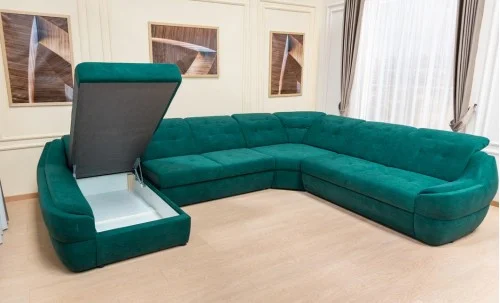 Colțar Extensibil Space XXL Verde - Vega 27 Stânga