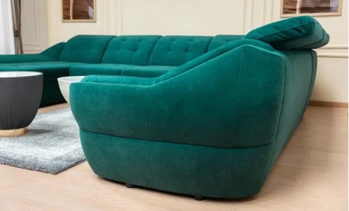 Colțar Extensibil Space XXL Verde - Vega 27 Stânga