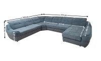 Colțar Extensibil Space XXL Gri - Vega 35 Dreapta