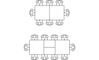Masa Living Extensibila Corin 200 cm Gri 2