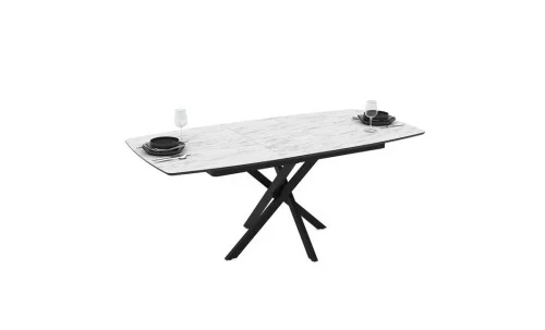Masa Living Extensibila Filis 145 cm Alb
