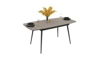 Masa Living Extensibila Yense 125 cm Gri Lagun 7
