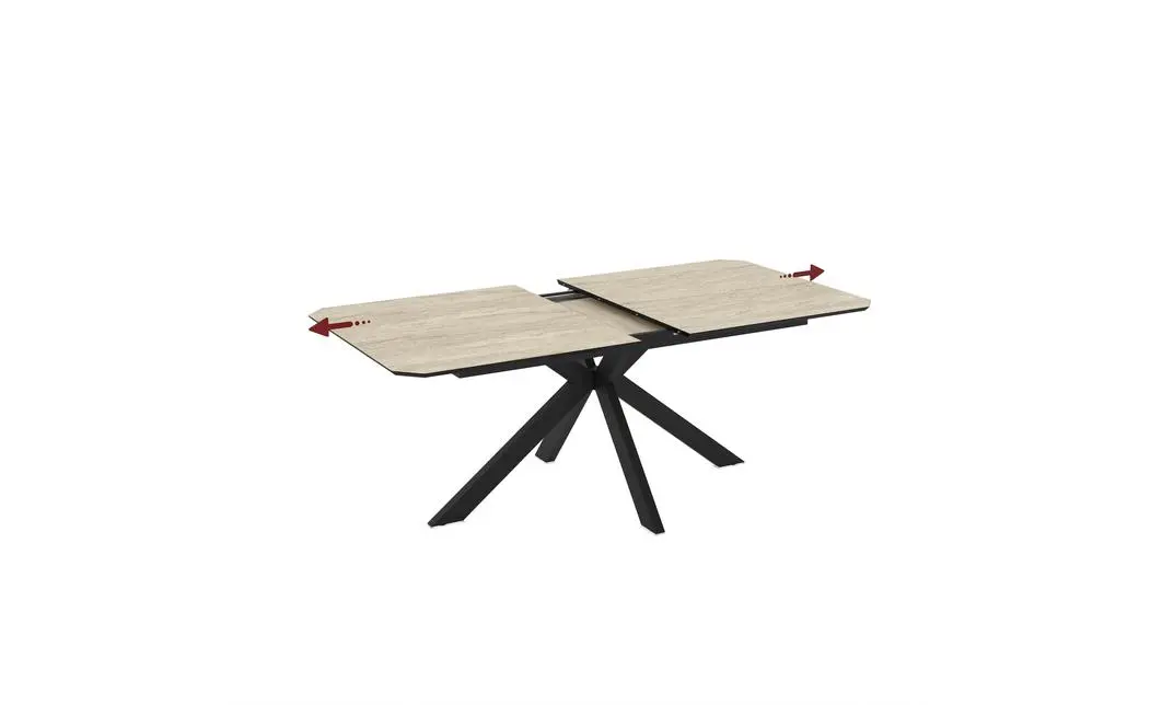 Masa Living Extensibila Opera Travertyn  Crem 4