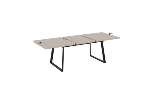 Masa Living Extensibila Lavinya 170 cm Bej Deschis
