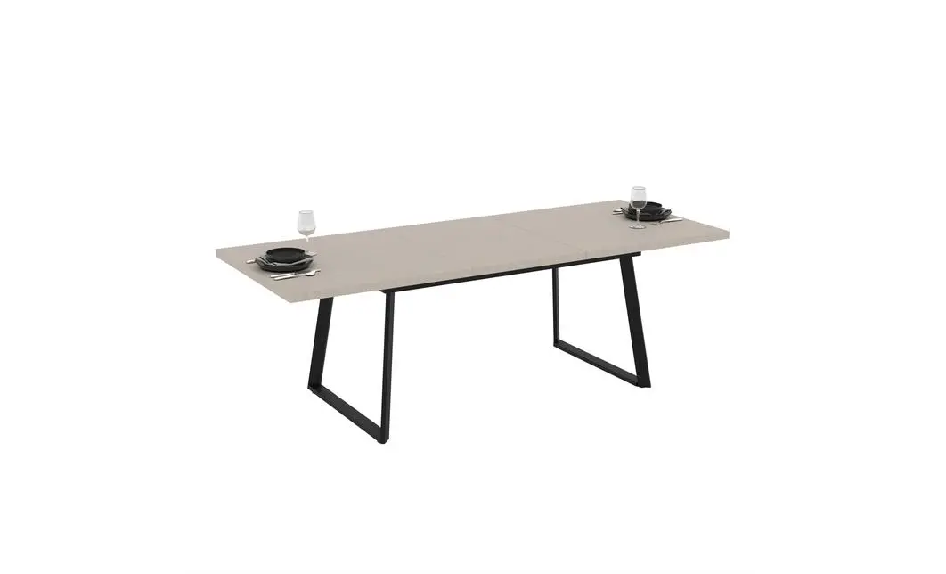 Masa Living Extensibila Lavinya 170 cm Bej Deschis 6