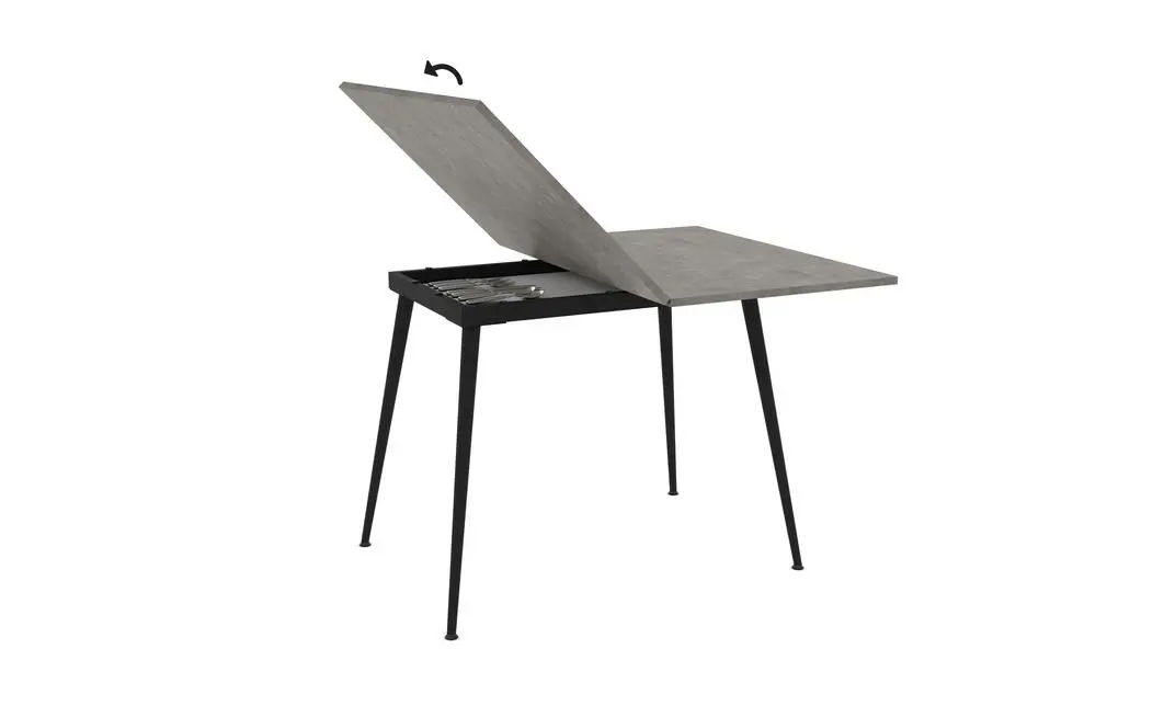 Masa Living Extensibila Lilis 120 cm Retro Stone 6