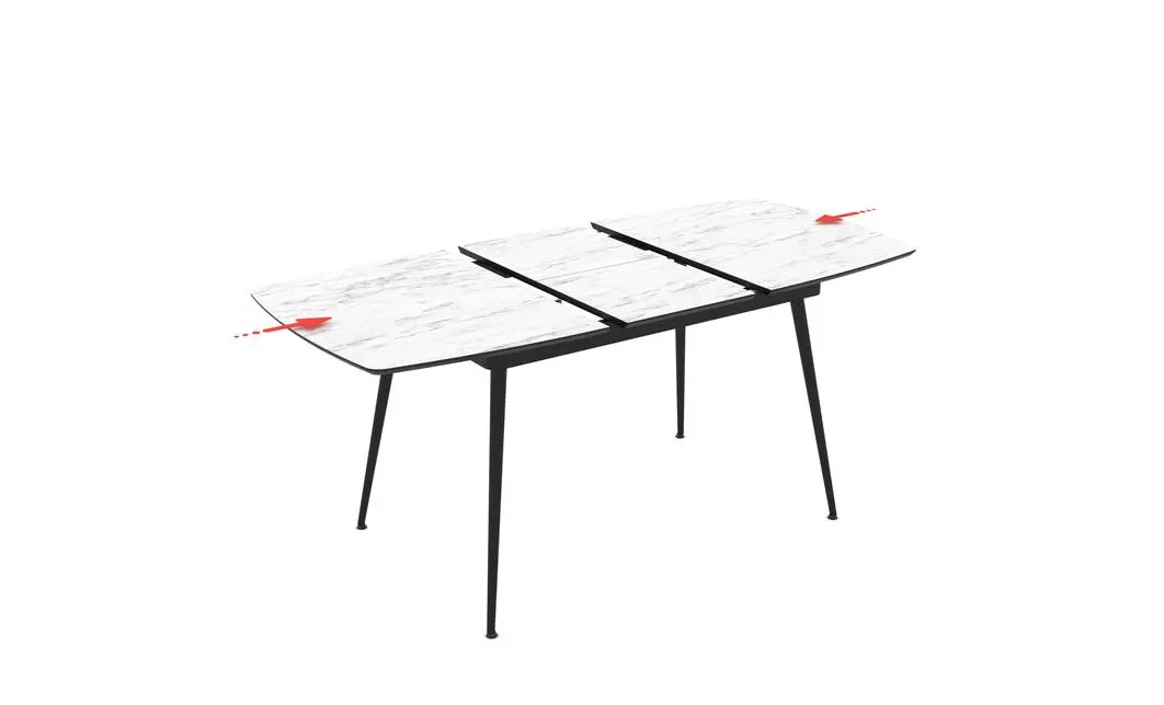 Masa Living Extensibila Yense 145 cm Alb 8
