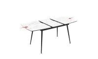 Masa Living Extensibila Yense 145 cm Alb 8