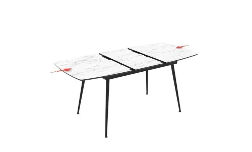 Masa Living Extensibila Yense 145 cm Alb