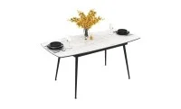 Masa Living Extensibila Yense 145 cm Alb 9