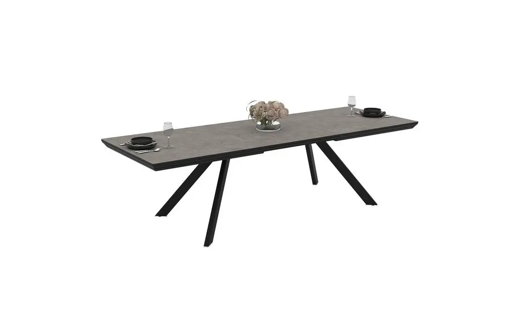 Masa Living Extensibila Corin 200 cm Gri 5