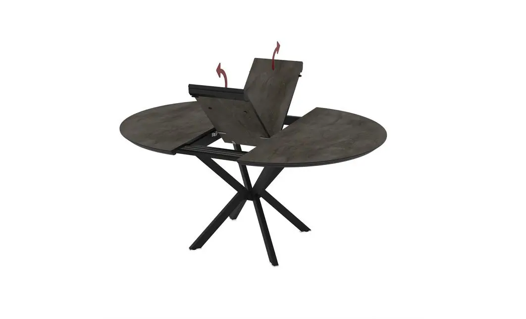 Masa Living Extensibila Dobok 110 cm Gri
