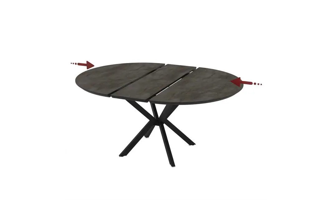 Masa Living Extensibila Dobok 110 cm Gri 6