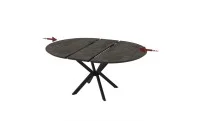 Masa Living Extensibila Dobok 110 cm Gri 6