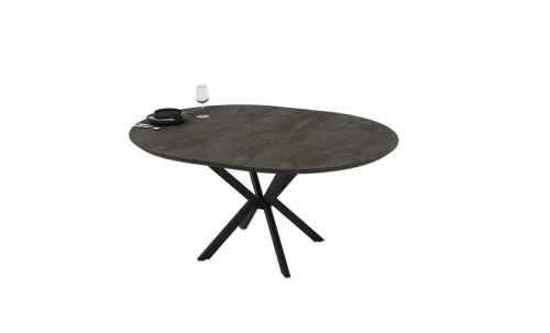 Masa Living Extensibila Dobok 110 cm Gri