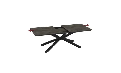 Masa Living Extensibila Mona 250 cm Gri