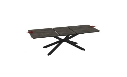 Masa Living Extensibila Mona 250 cm Gri