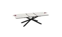 Masa Living Extensibila Mona 250 cm Alb 7