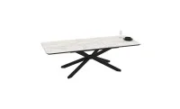 Masa Living Extensibila Mona 250 cm Alb