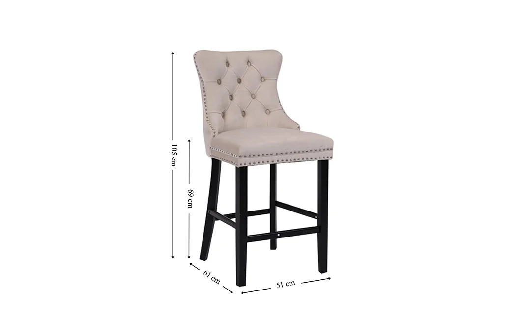 Scaun Bar KJC10177 Bej 1