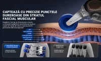 Fotoliu de Masaj A013 Alb/Maro, Masaj 4D, 24 Programe, Reglare Automată a Lățimii, Zero Gravity 4