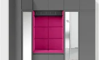 Cuier Hol Max 39, Grafit/Roz - Trinity 10