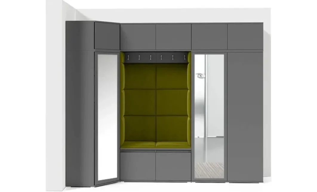 Cuier Hol Max 39, Grafit/Verde - Trinity 12