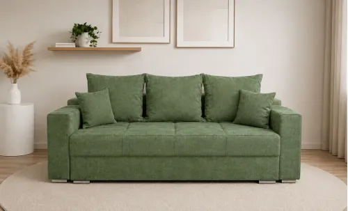 Canapea Extensibilă Claudia Memory Max, Verde Brad