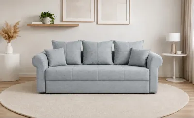 Canapea Extensibilă Elsa Memory Max, Gri albastrui