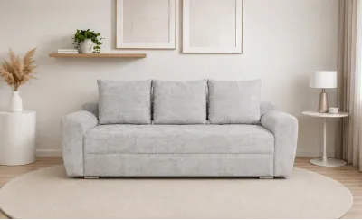 Canapea Extensibilă Lacrima Memory Mini, Gri deschis