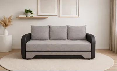 Canapea Extensibilă Corina Bonell Mini, Gri inchis