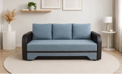 Canapea Extensibilă Corina Memory Mini, Gri antracit