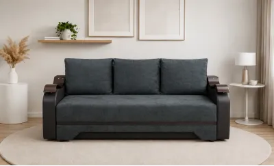 Canapea Extensibilă Sally Bonell Mini, Gri inchis