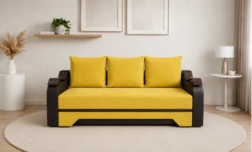 Canapea Extensibilă Sally Bonell Max, Mustar