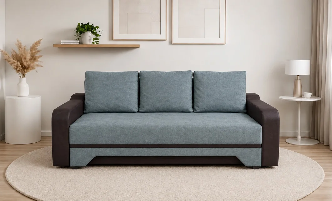 Canapea Extensibilă Royal Bonell Mini, Gri antracit