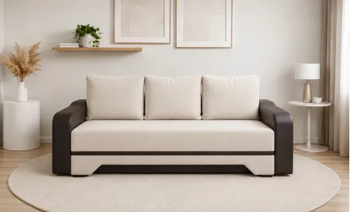 Canapea Extensibilă Royal Memory Mini, Bej închis