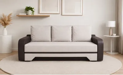 Canapea Extensibilă Royal Memory Mini, Crem deschis