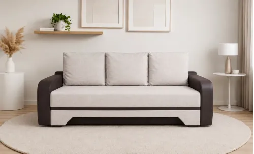 Canapea Extensibilă Royal Memory Mini, Crem deschis