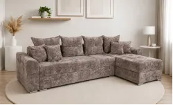 Colțar Extensibil Barcelona XXL Memory Maro - Kim 4