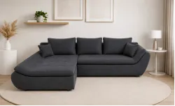 Colțar Extensibil Relax Gri Închis - Vega 35 Stânga
