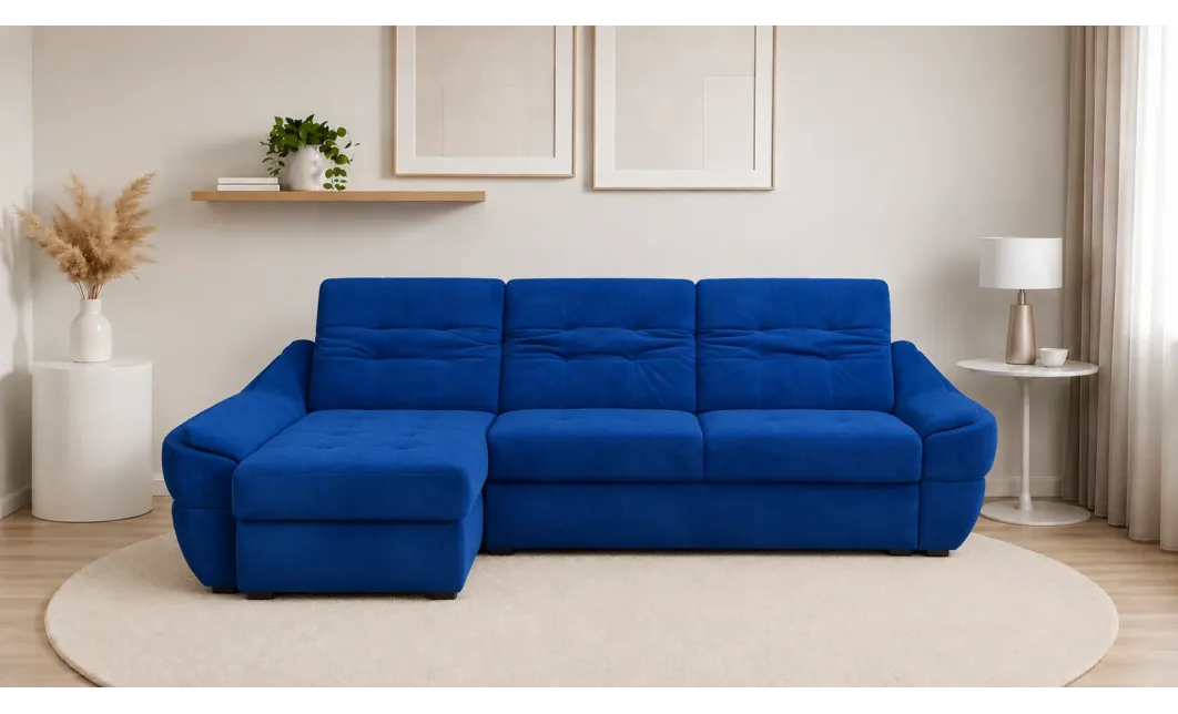 Colțar Extensibil Space Albastru - Vega 38 Stanga