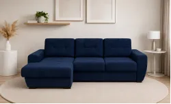 Colțar Extensibil Edison Albastru Închis - Vega 39 Stânga