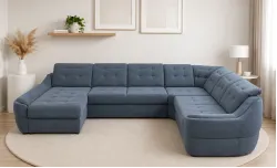 Colțar Extensibil Space XXL Gri - Vega 35 Stânga