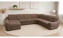 Colțar Extensibil Space XXL Maro - Vega 36 Stânga