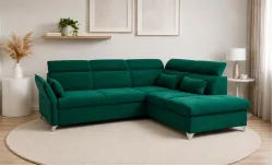 Colțar Extensibil Barry Verde - Vega 27 Dreapta