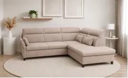 Colțar Extensibil Barry Bej Închis - Vega 05 Dreapta