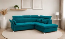 Colțar Extensibil Barry Turcoaz - Vega 25 Dreapta